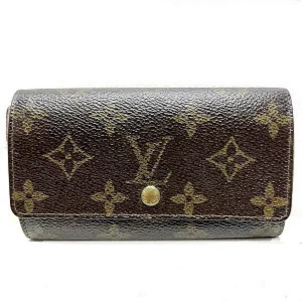Louis Vuitton Monogram Portemonnaie Zip Bi fold Wallet Accessories